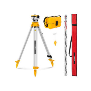 AUTOMATIC LEVEL WITH TRIPOD AND LEVEL STAFF